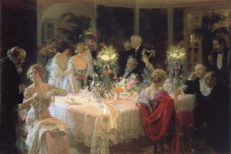  The end of the supper